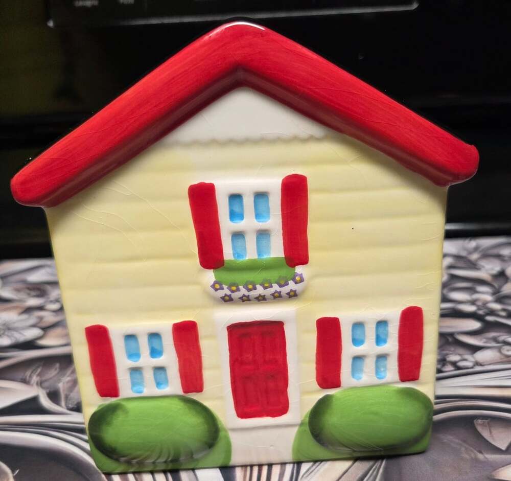 Edible Arrangements Happy House Ceramic Planter Holder